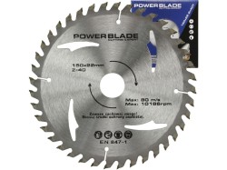 (obrázek pro) Kotouč pilový s SK plátky (vidiový), 150x40Tx22,2mm POWER BLADE