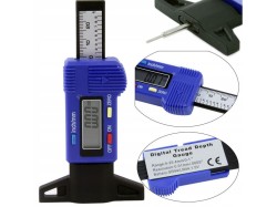 (obrázek pro) Digitální měřič hloubky dezénu pneumatik 0-25,4mm MAR-POL