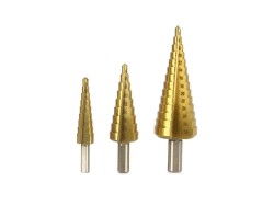 (obrázek pro) Vrtáky stupňovité a frézovací sada 6 ks MAR-POL