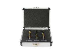 (obrázek pro) Vrtáky frézovací na bodové svary sada 3ks MAR-POL