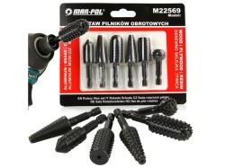 (obrázek pro) Stopkové frézy do kovu a dřeva, sada 6 ks MAR-POL