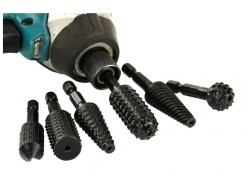 (obrázek pro) Stopkové frézy do kovu a dřeva, sada 6 ks MAR-POL