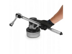 (obrázek pro) Dynamometrický, momentový klíč 1/2″, 28-210Nm s prodloužením 125mm a ořechy 17, 19, 21mm MAR-POL