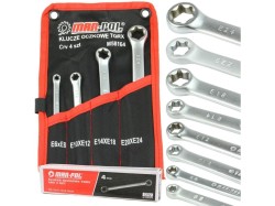 (obrázek pro) Klíče oboustranné očkové TORX, sada 4ks, 6-24mm MAR-POL