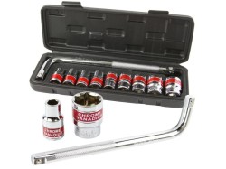 (obrázek pro) Nástrčné hlavice 10-24mm, 1/2″, 9ks s L klíčem MAR-POL