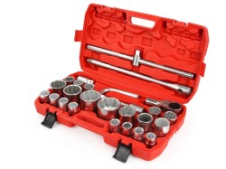 (obrázek pro) Gola sada 3/4″ a 1″ 26ks 21-65mm, 12-hran, MAR-POL