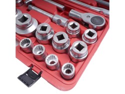 (obrázek pro) Gola sada 3/4″ a 1″ 26ks 21-65mm, 12-hran, MAR-POL