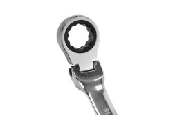 (obrázek pro) Klíče očkoploché ráčnové s kloubem 12 ks 8-19mm MAR-POL