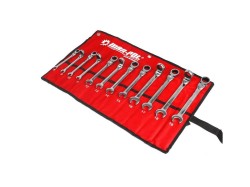 (obrázek pro) Klíče očkoploché ráčnové s kloubem 12 ks 8-19mm MAR-POL