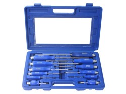 (obrázek pro) Šroubováky úderové, sada 12ks, magnetické, šestihran MAR-POL