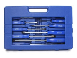 (obrázek pro) Šroubováky úderové, sada 12ks, magnetické, šestihran MAR-POL
