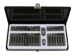 (obrázek pro) Klíče TORX, IMBUS, XZN, hlavice zástrčné, sada 40ks MAR-POL