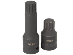 (obrázek pro) Hlavice rázové zástrčné 1/2″ XZN M14, M16, M18, sada 6ks MAR-POL
