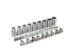 (obrázek pro) Klíče - hlavice nástrčné vnitřní torx, 1/2″, sada 9ks MAR-POL