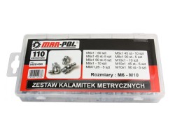 (obrázek pro) Sada 110ks mazacích hlavic MAR-POL