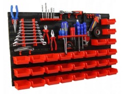 (obrázek pro) Závěsný organizér/držák 95x54,5cm, sada 46ks MAR-POL