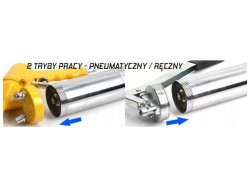 (obrázek pro) Pneumatický, ruční mazací lis, maznice 400ml MAR-POL