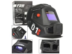 (obrázek pro) PROFI Kukla svářečská samostmívací s LED svítilnou a ventilátorem F2 QUICK GLASS MAR-POL