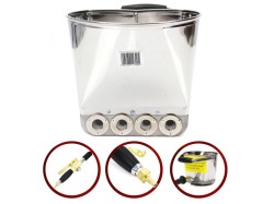 (obrázek pro) Omítací pistole pro cementové omítky na stěny, pneumatická MAR-POL