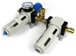 (obrázek pro) Odlučovač s regulátorem tlaku, přimazáváním 1/2″ BJC