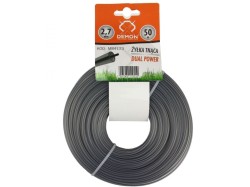 (obrázek pro) Struna zesílená, kulatý profil, 50m, 2,7mm DEMON