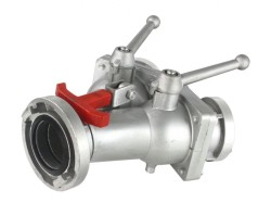 (obrázek pro) Požární kulový rozdělovač 75mm (3″) na 2x52mm (2″) MAR-POL