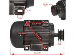 (obrázek pro) Elektromotor 4 kW, 3-fázový, 380V/400V, typ Y112M-2 MAR-POL