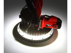 (obrázek pro) Bruska na sádrokarton teleskopická, skládací, s LED osvětlením a vakem, 750W MAR-POL