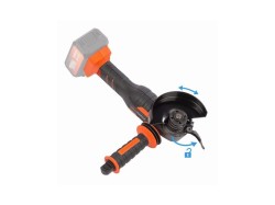 (obrázek pro) POWDP35170 Aku úhlová bruska 40V 125mm bezuhlíková (bez AKU) POWERPLUS