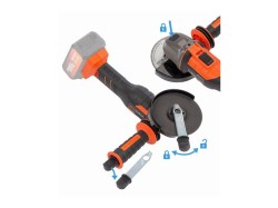 (obrázek pro) POWDP35170 Aku úhlová bruska 40V 125mm bezuhlíková (bez AKU) POWERPLUS