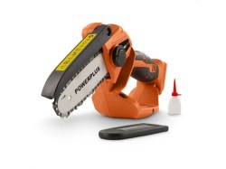 (obrázek pro) POWDPG7572 AKU jednoruční řetězová pila 20V LI-ION 100mm (bez AKU) POWERPLUS