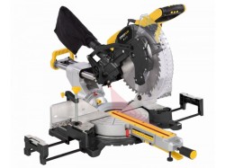 (obrázek pro) POWX075750DB Pokosová pila s potahem a oboustranným náklonem 2 200W / 305mm POWERPLUS