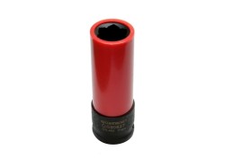 (obrázek pro) Hlavice na bezpečnostní šrouby kol 1/2″ 17 mm, krytka na ALU, pro Mercedes-Benz QUATROS