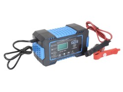 (obrázek pro) Nabíječka autobaterií s LCD, 12 V, 6A, 4-100Ah SATRA
