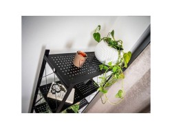 (obrázek pro) Regál Racks RAW3T, kovový, na kolečkách, 3 police, 870 x 720 x 340 mm, 150 kg