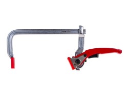 (obrázek pro) Svěrka rychloupínací ráčnová, typu F, 160 x 80 mm, kovaná GEKO