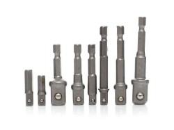 (obrázek pro) Sada adaptérů do vrtačky 1/2″ 3/8″ 1/4″ 8ks TAGRED