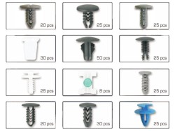(obrázek pro) Plastové spojovací spony a příchytky sada 308 ks na Fiat TAGRED