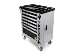 (obrázek pro) Dílenská pojízdná skříňka, 7 zásuvek, sada nářadí 251ks TAGRED