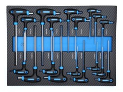 (obrázek pro) Dílenská pojízdná skříňka, 7 zásuvek, sada nářadí 251ks TAGRED