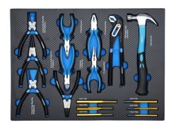 (obrázek pro) Dílenská pojízdná skříňka, 7 zásuvek, sada nářadí 251ks TAGRED