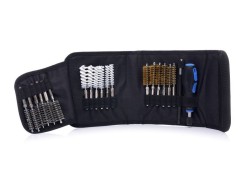 (obrázek pro) Kartáče na čištění sedel a otvorů pro vstřikovače a žhavicí svíčky, sada 21 ks TAGRED