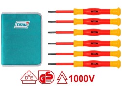 (obrázek pro) Sada elektrikářských šroubováků, hodinářské, sada 6ks VDE TOTAL