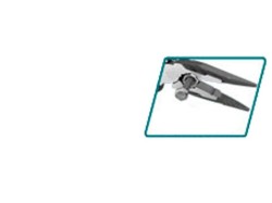 (obrázek pro) Kleště půlkulaté zahnuté, 200mm, industrial TOTAL