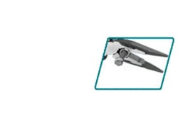 (obrázek pro) Kleště půlkulaté zahnuté, 200mm, industrial TOTAL