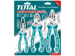 (obrázek pro) Kleště, sada 3ks, 160-180-200mm, industrial, CrV TOTAL