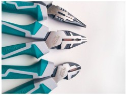 (obrázek pro) Kleště, sada 3ks, 160-180-200mm, industrial, CrV TOTAL