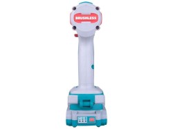 (obrázek pro) Aku vrtací šroubovák s příklepem, brushless, 20V Li-ion (2x), industrial TOTAL