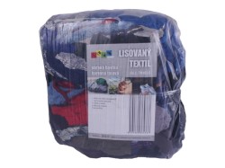 (obrázek pro) Lisovaný textil, páraná bavlna barevná tmavá 10kg