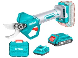 (obrázek pro) Nůžky zahradnické AKU, Brushless, 20V Li-ion, 2000mAh, industrial, 1ks baterie a nabíječky TOTAL